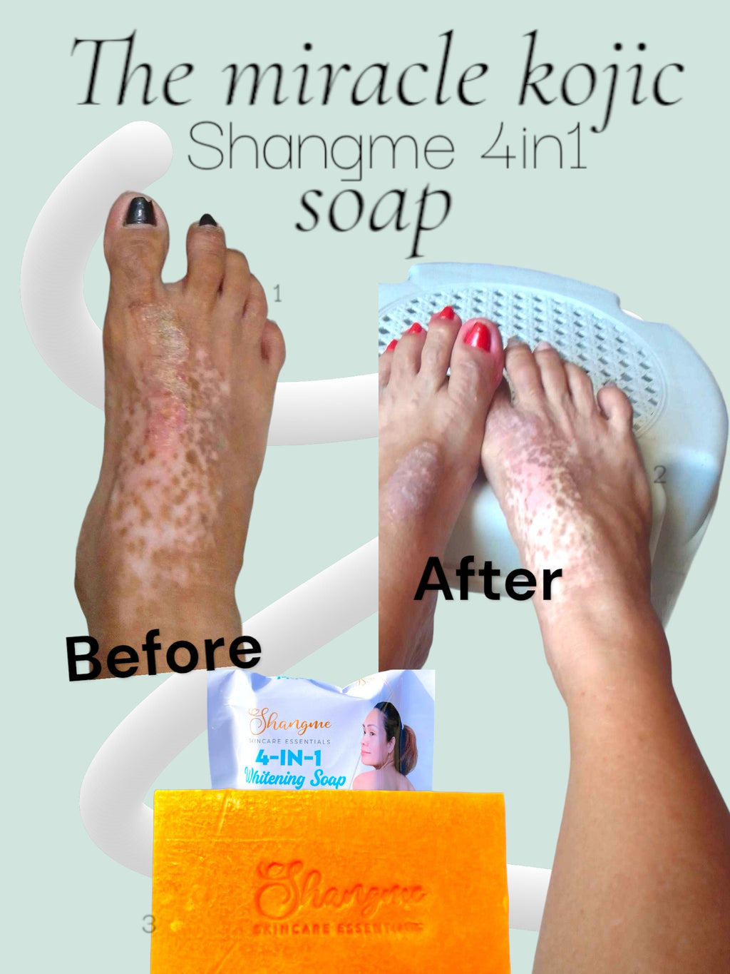 Organic niacinamide all in 1 miracle soap face&body all skin types kids and adults.(135grams)