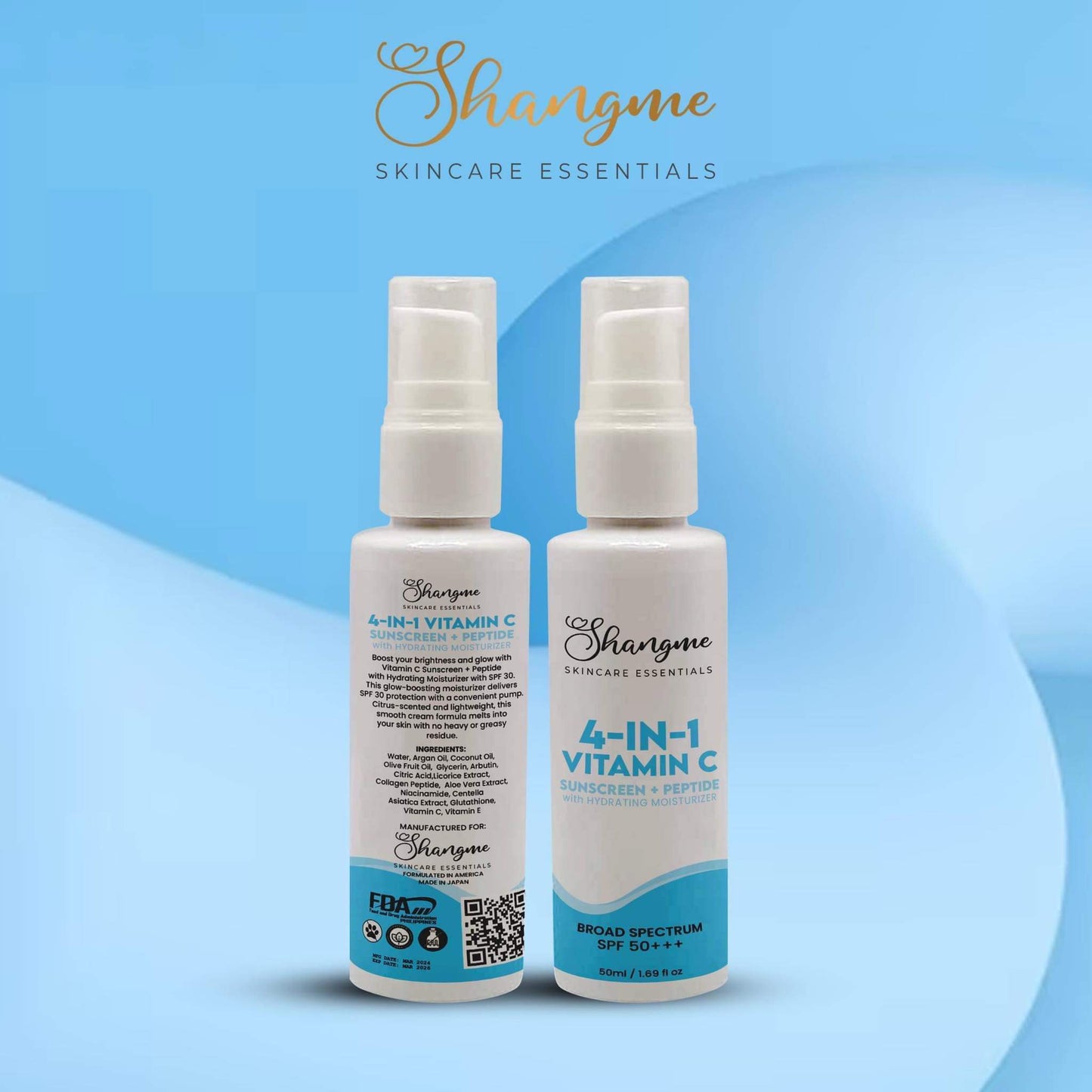 The best super effective money back guarantee Shangme 4in1 Sunscreen with Collagen Peptide and Vitamin C