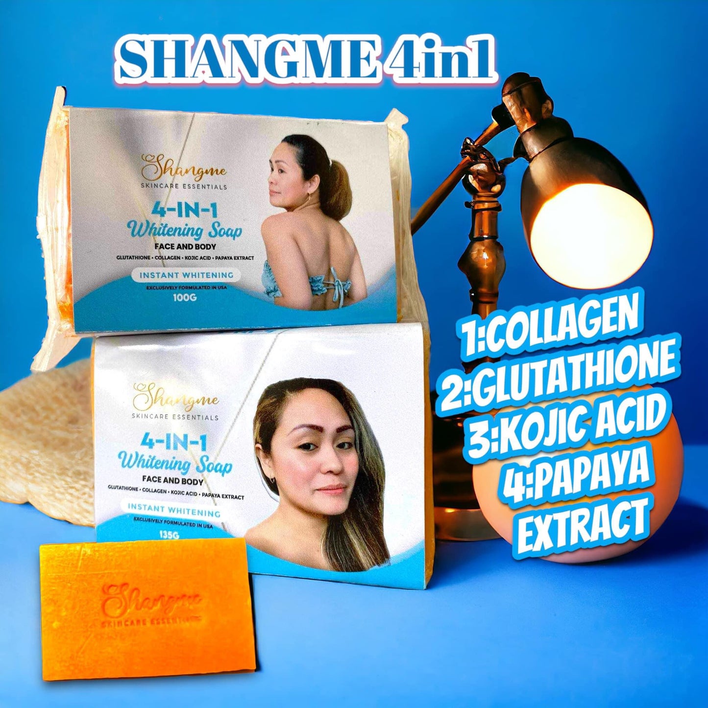 Kojic Acid Organic Soap all in1 the best and miracle effective for Melasma, Pimples, Darks Spots, Smooth and Soft Skin, Glass skin&whitening effect, skin diseases, allergies dandruff, feminine hygiene face and body and many more skin benefits.(135grams)