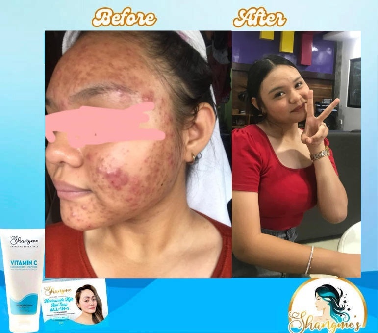 Shangme allin1 Sunscreen Moisturizer Collagen Peptide and Vitamin C (50ml)