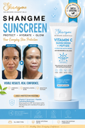 Shangme Vitamin C Sunscreen Moisturizer SPF 50+- 50ml