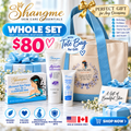 Shangme Complete Skin Care Gift Set with Signature Tote Bag – $80