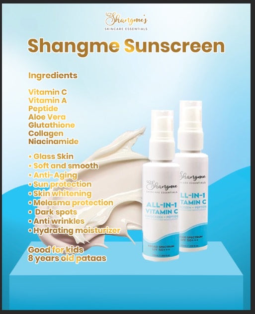 The best super effective money back guarantee Shangme 4in1 Sunscreen with Collagen Peptide and Vitamin C